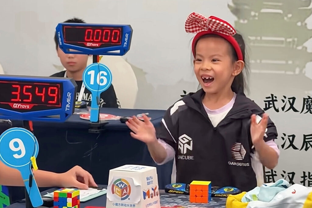 6-year-old sets Rubik’s Cube world record