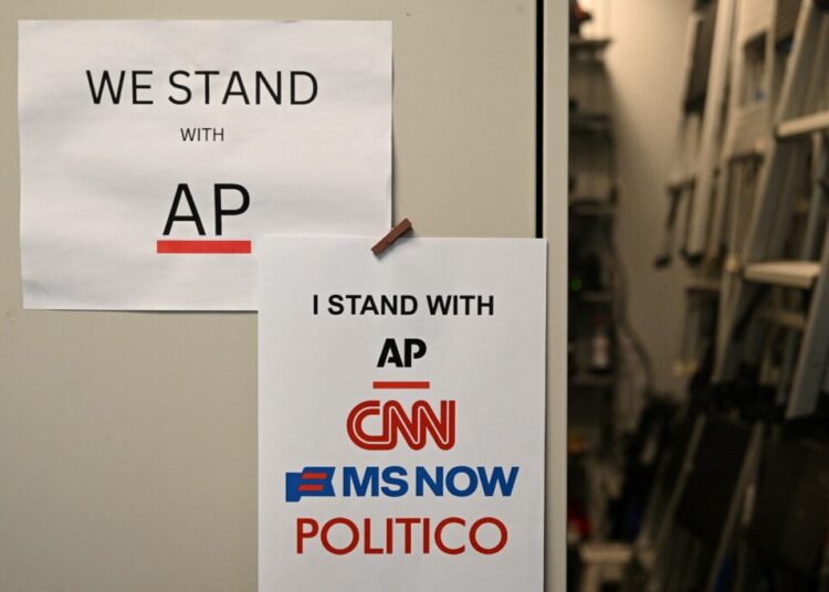 The White House banned Politico, citing anonymous sources. It provided the quotes.