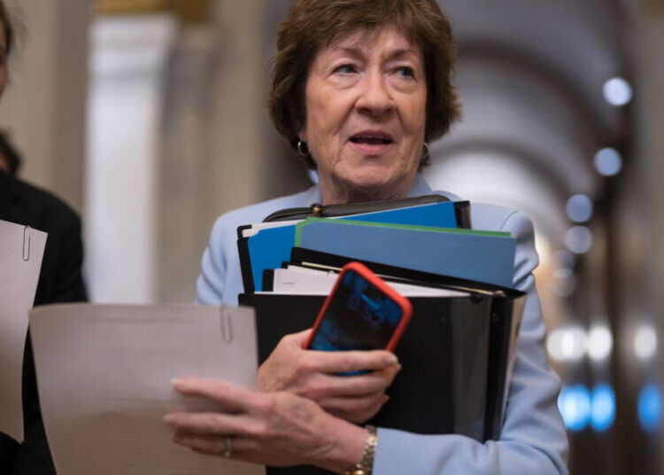 Maine Democrats hammer Collins over report of pay-to-play probe. GOP senator calls it ‘totally false’