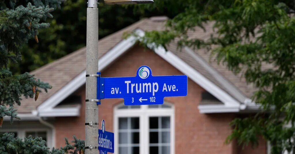 Canada’s Capital Bids Good Riddance to Trump Avenue as Tensions With U.S. Rise