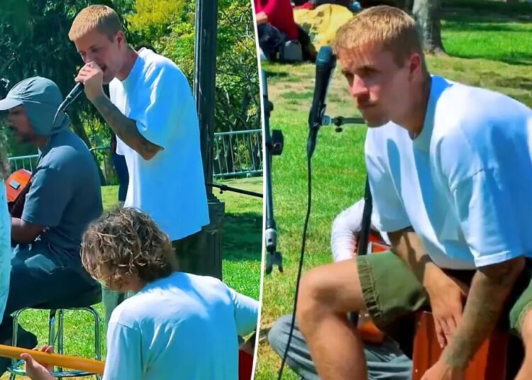 Justin Bieber’s surprise LA MacArthur Park performance explained