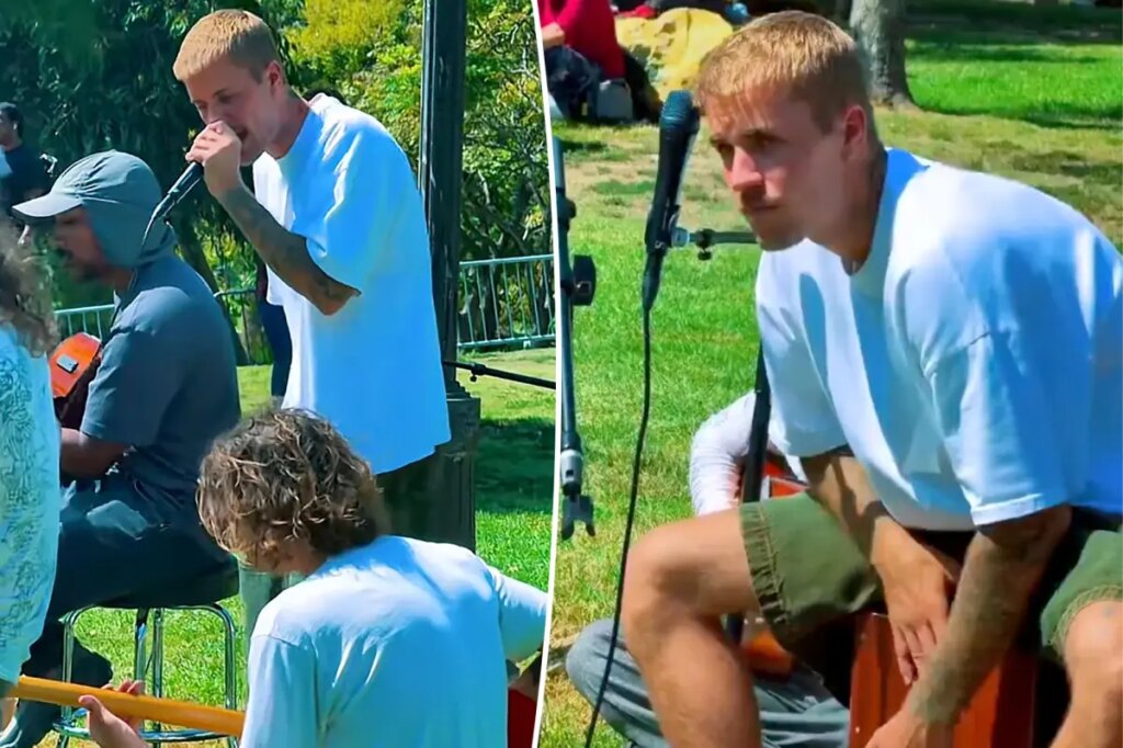 Justin Bieber’s surprise LA MacArthur Park performance explained