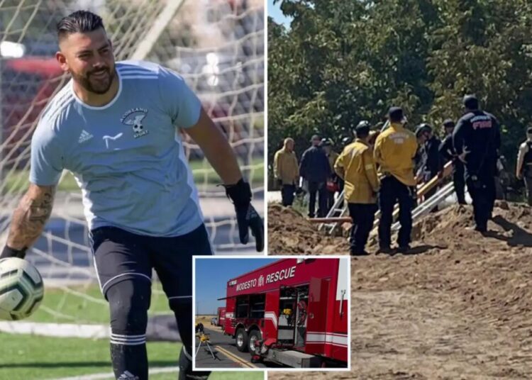 Soccer star identified as worker killed in horror California trench collapse