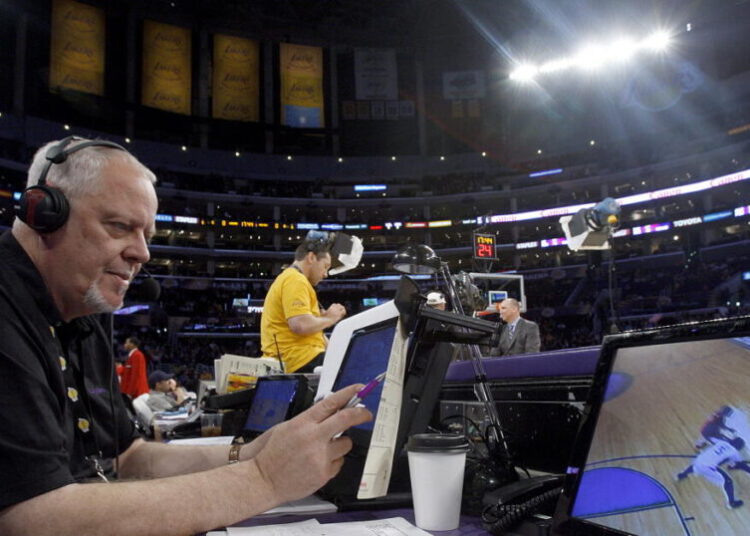 Beloved Lakers public address announcer Lawrence Tanter dies at 76