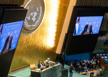 Abbas Presses Case for
Palestinian State in Taped General Assembly Address