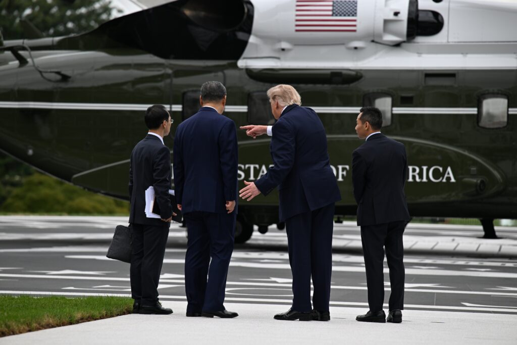 Trump shows off helipad to Xi Jinping, calls him an ‘expert on stone’