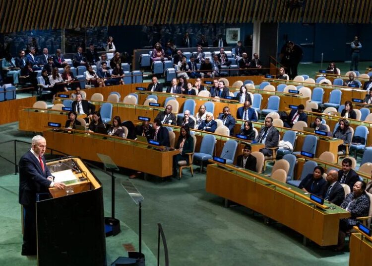 Amid Protests, Netanyahu Castigates Foes and Mayor of New York City