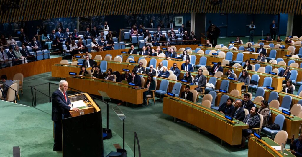 Amid Protests, Netanyahu Castigates Foes and Mayor of New York City