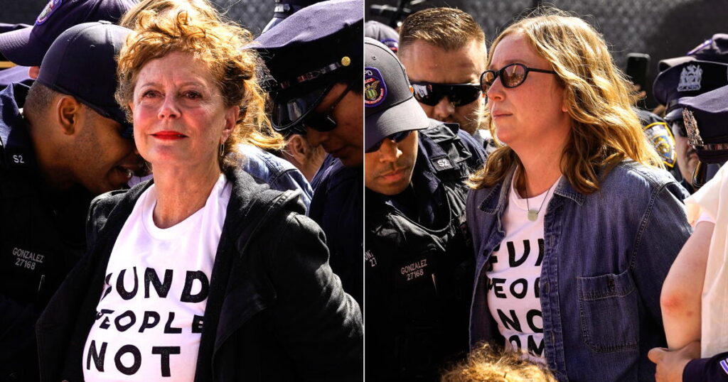 Hannah Einbinder, Susan Sarandon arrested in protest against Netanyahu