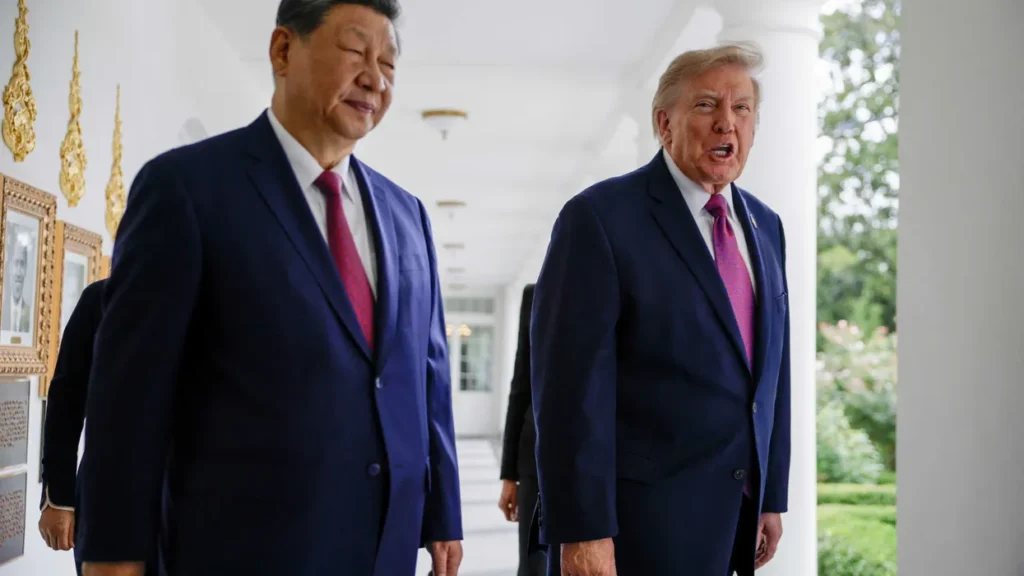Outrage as Trump flaunts ‘autopen’ portrait in front of world leader: ‘Appalling’