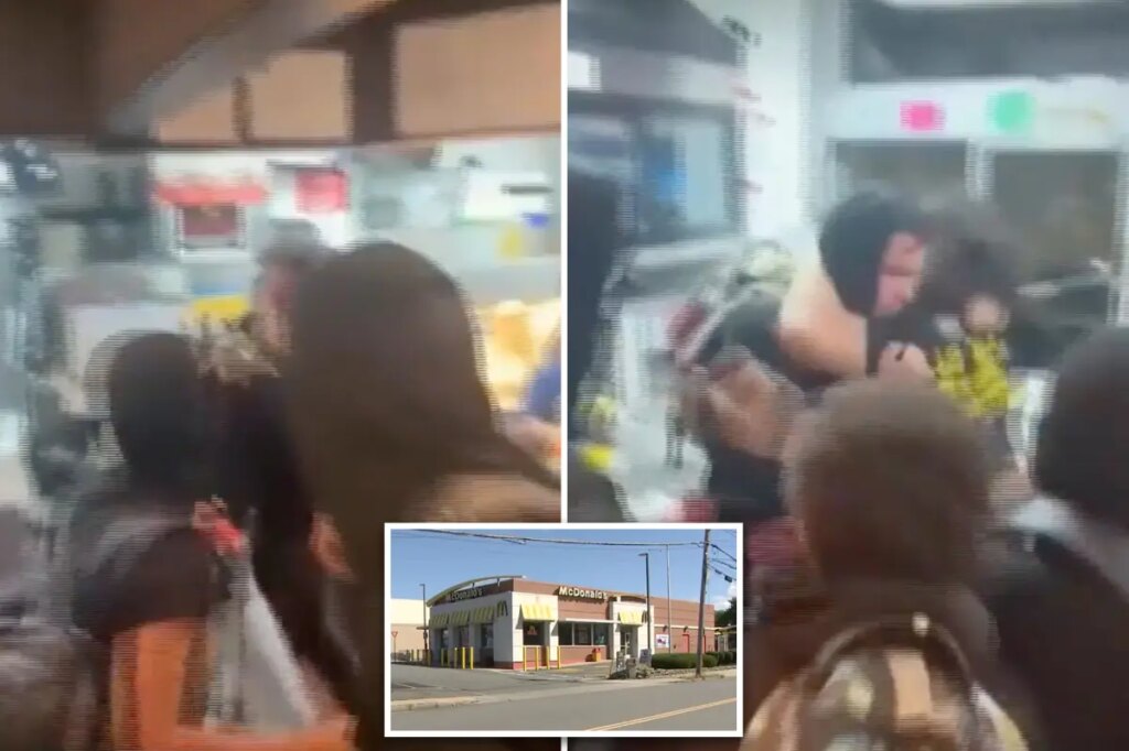 Masked Massachusetts mob attacks McDonald’s worker behind counter during teen takeover; 4 arrested