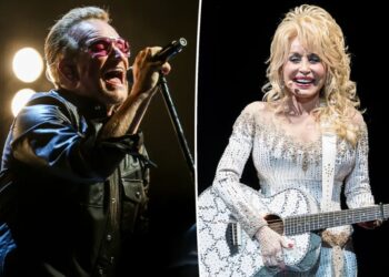 Dolly Parton got off bed rest to record final song with U2, Bono reveals