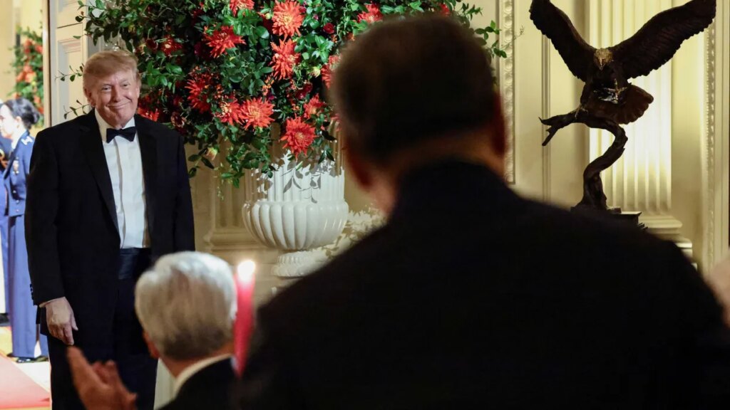 Trump’s ‘knowing grin’ at ‘Great Gatsby from hell’ sends telling message: analysis