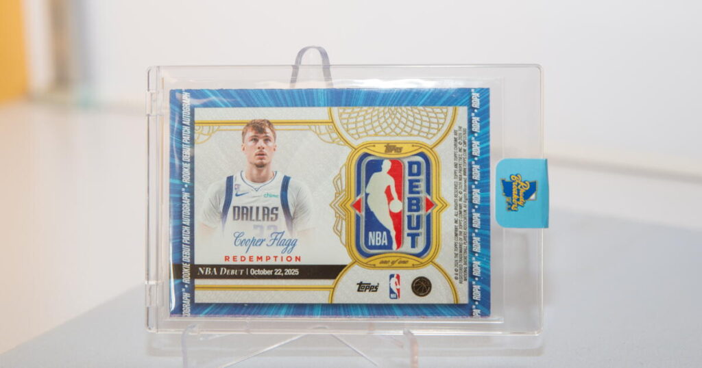 Cooper Flagg trading card with game-worn debut patch sparks auction frenzy, sells for $8.04 million