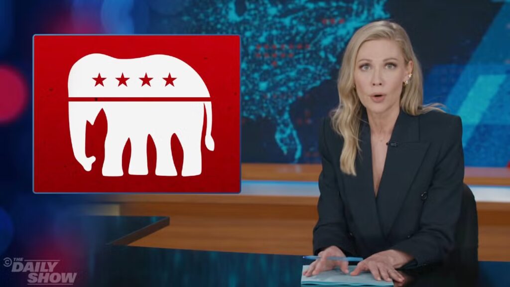 ‘Daily Show’ Clowns Trump’s Startled Reaction to Planned Flyover: ‘Not a Good Omen’