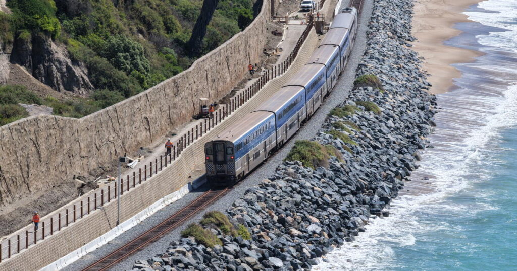 El Niño threatens the beloved Pacific Surfliner. Can the iconic train survive the winter?