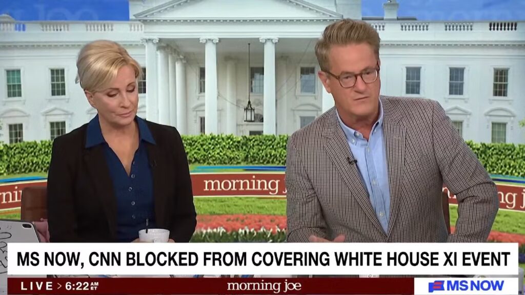 ‘Morning Joe’ Says ‘Justice Will Be Done’ After Trump’s Press Ban: ‘That Time Is Coming’
