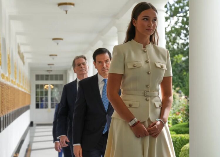 Ivanka Trump’s daughter, Arabella, 15, had special three-word greeting for Xi during China state visit
