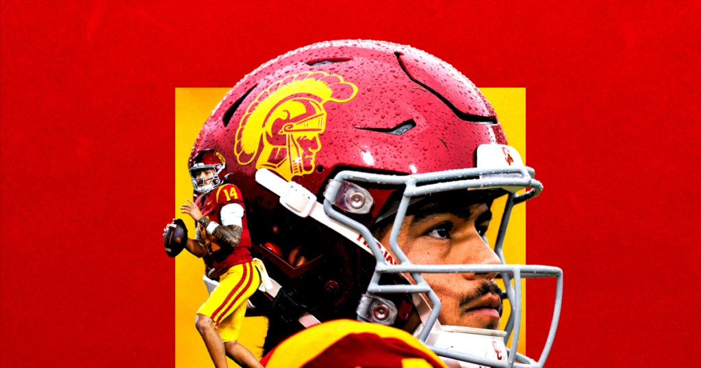 USC confident quarterback Jayden Maiava can pass a critical test against Oregon