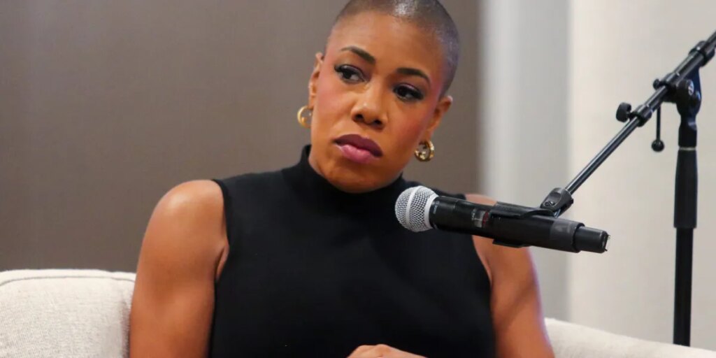 Trump banned MS NOW from the White House. Symone Sanders-Townsend says he still watches, and she’s not backing down on Hasan Piker
