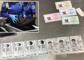 LaGuardia Airport’s TSA X-ray reveals shocking illegal stash concealed beside passenger’s Xbox