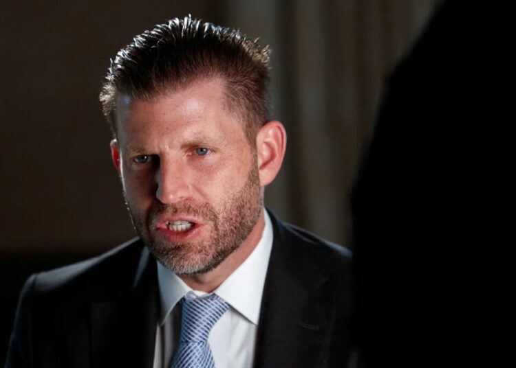 Eric Trump ripped as ‘tone deaf’ over glamour shot while citizens struggle with high costs