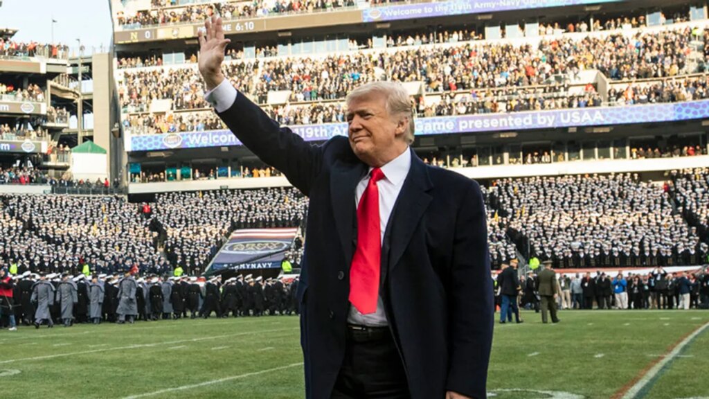 Trump’s bathroom breaks expected to cause ‘headaches’ for players as he heads to game