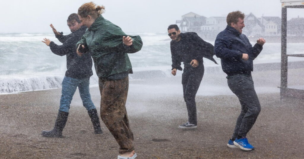 Powerful nor’easter causes coastal flooding and knocks out power