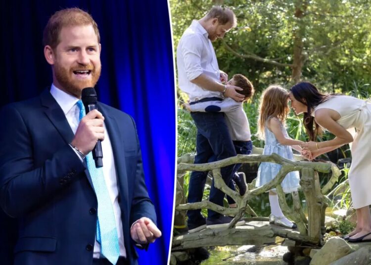Prince Harry gives update on how Prince Archie and Princess Lilibet are settling into their UK school