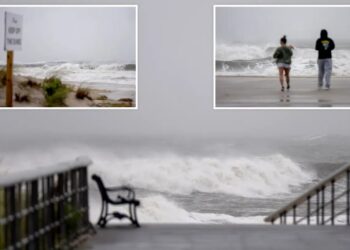 Long Island swimmer vanishes in ocean off Fire Island during deadly nor’easter as officials launch search