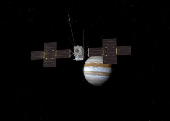 Why a spacecraft exploring moons where life may thrive is zipping by Earth