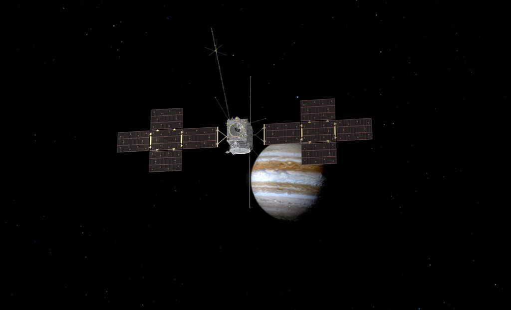 Why a spacecraft exploring moons where life may thrive is zipping by Earth