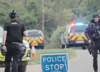 British police arrest five men for allegedly preparing a terrorism attack with explosives on a base used by U.S. bombers for Iran war
