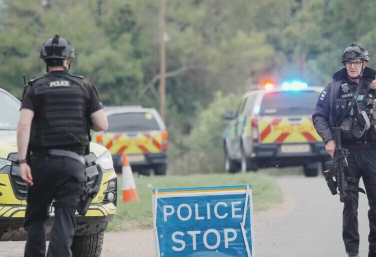 British police arrest five men for allegedly preparing a terrorism attack with explosives on a base used by U.S. bombers for Iran war