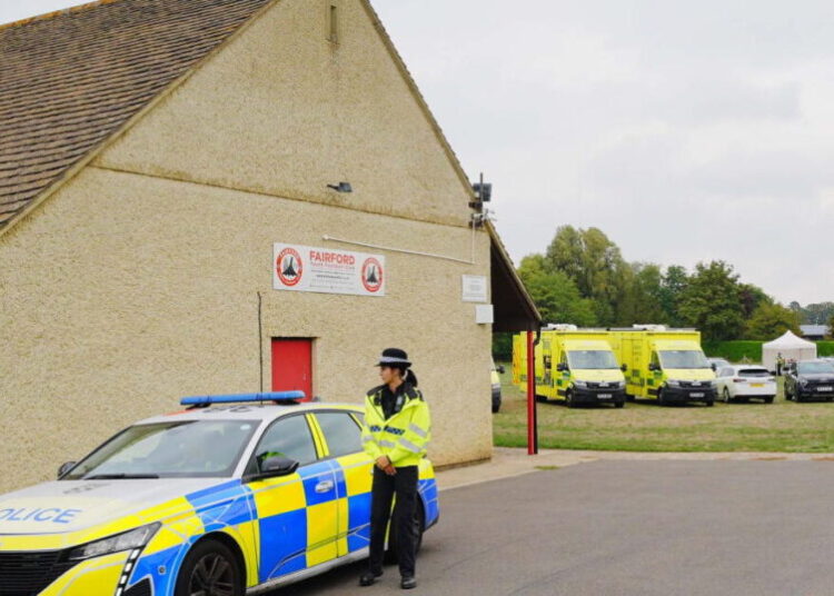 5 men arrested near U.K. air base used by U.S. in Iran war on suspicion of preparing a terrorist act
