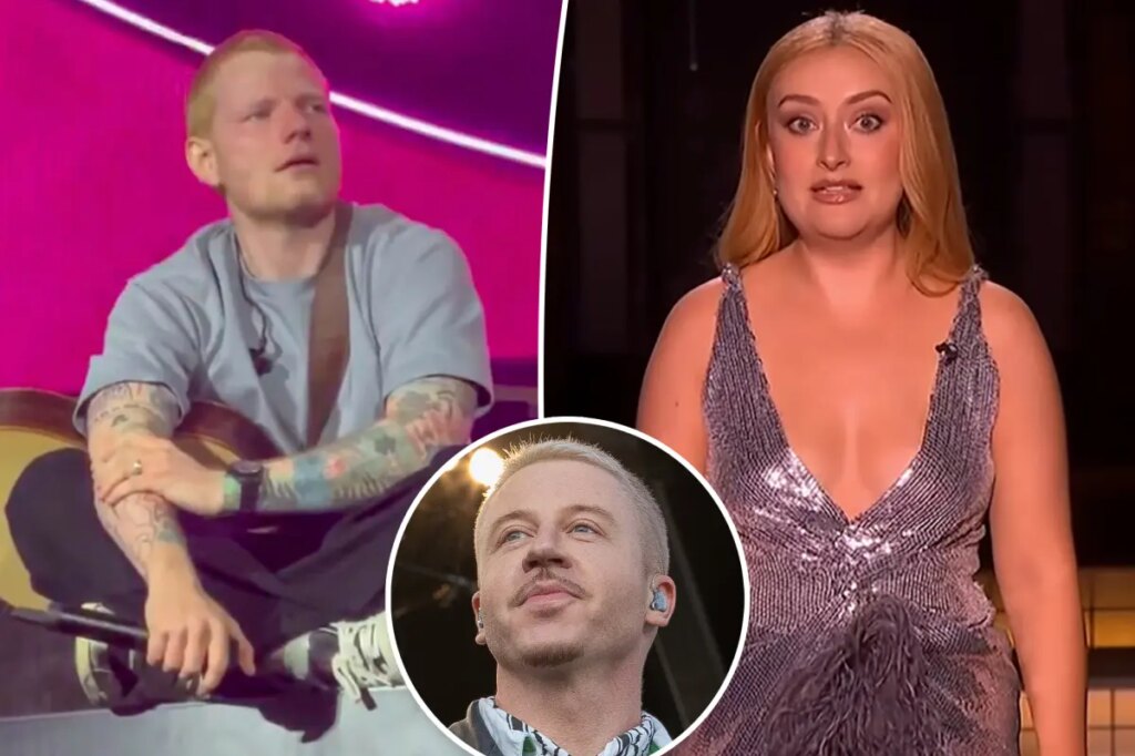 Comedian roasts ‘red-headed puppet’ Ed Sheeran on ‘SNL UK’ after Macklemore drama