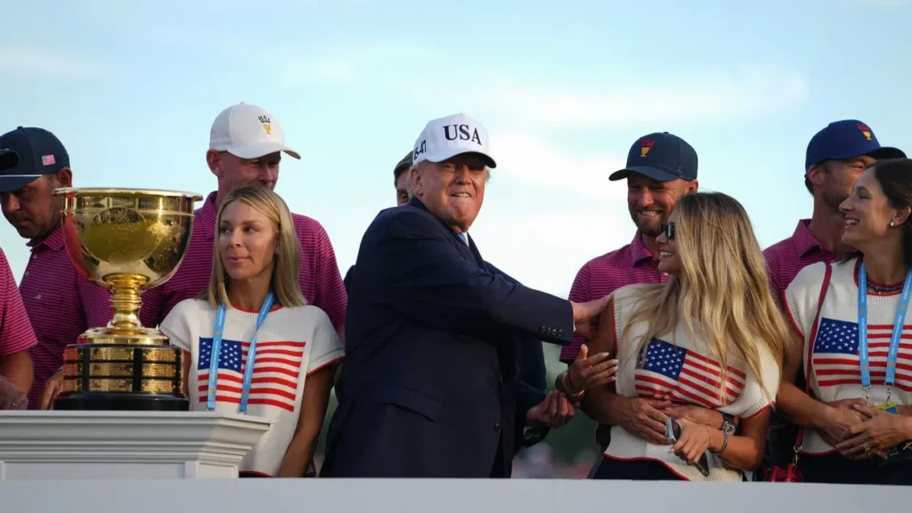 ‘Good grief’: Golfer ridiculed after giving Trump ‘all the credit’ for comeback win