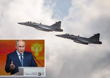 Finland and Sweden scramble fighter jets together against Russia in historic first