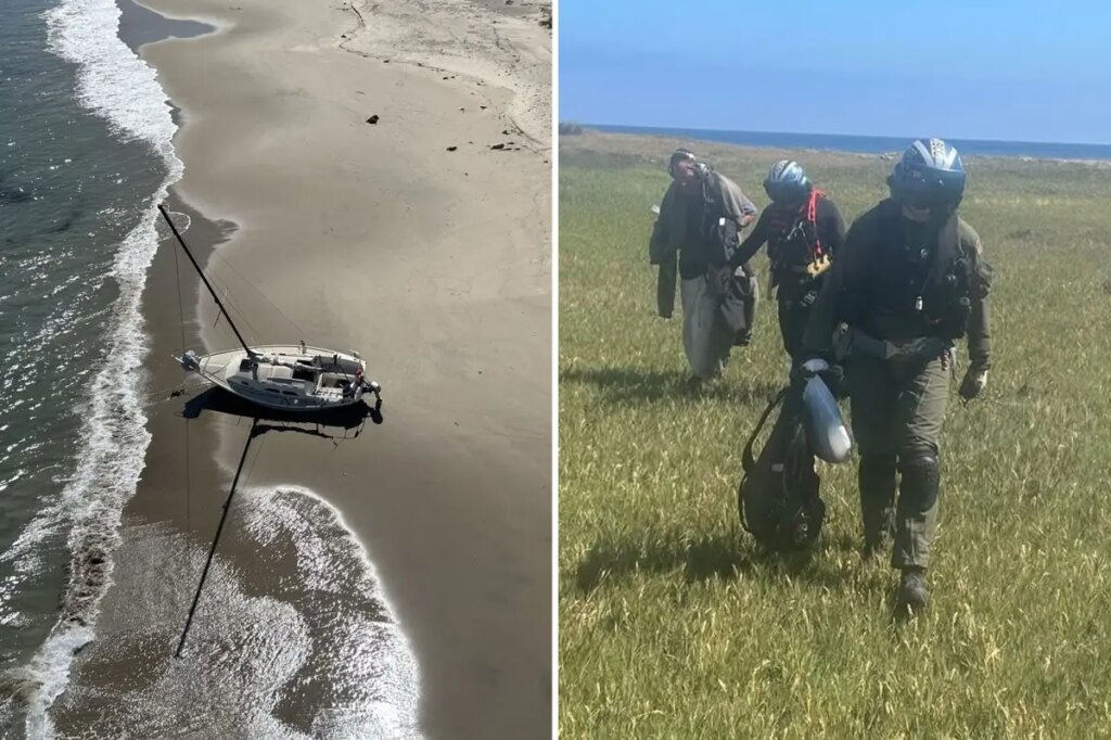 Coast Guard rescues sailor from Santa Rosa Island after boat grounds on shore