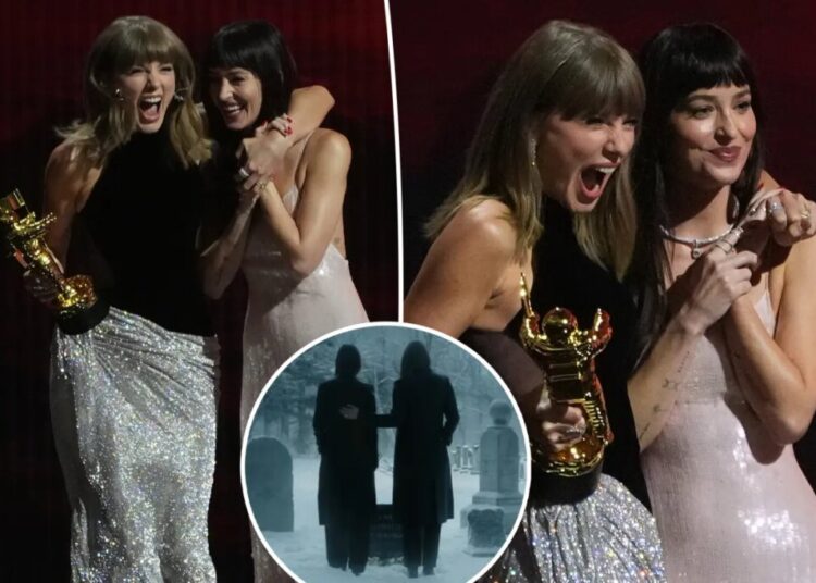 Watch Taylor Swift, Dakota Johnson react to ‘Patient Zero’ music video as it debuts at MTV VMAs