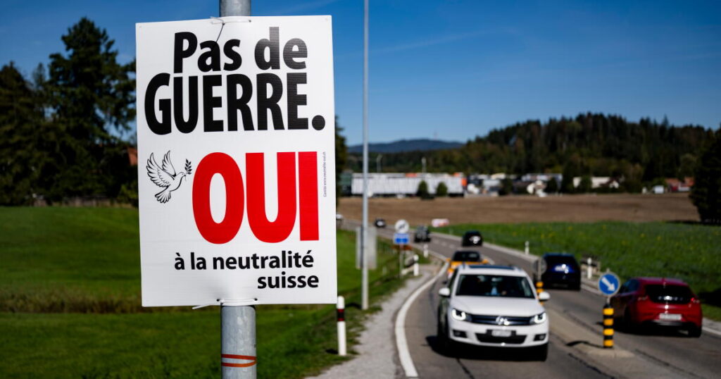 Swiss reject tighter neutrality rules in referendum backed by right-wing party