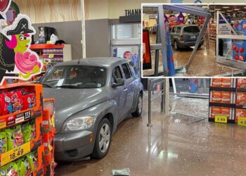 Texas driver arrested after ‘intentionally’ crashing into a closed Kroger to use bathroom: cops