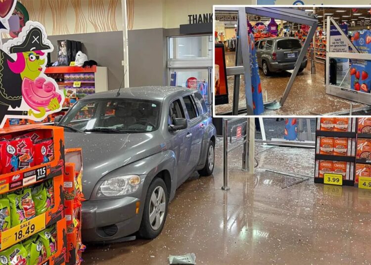 Texas driver arrested after ‘intentionally’ crashing into a closed Kroger to use bathroom: cops