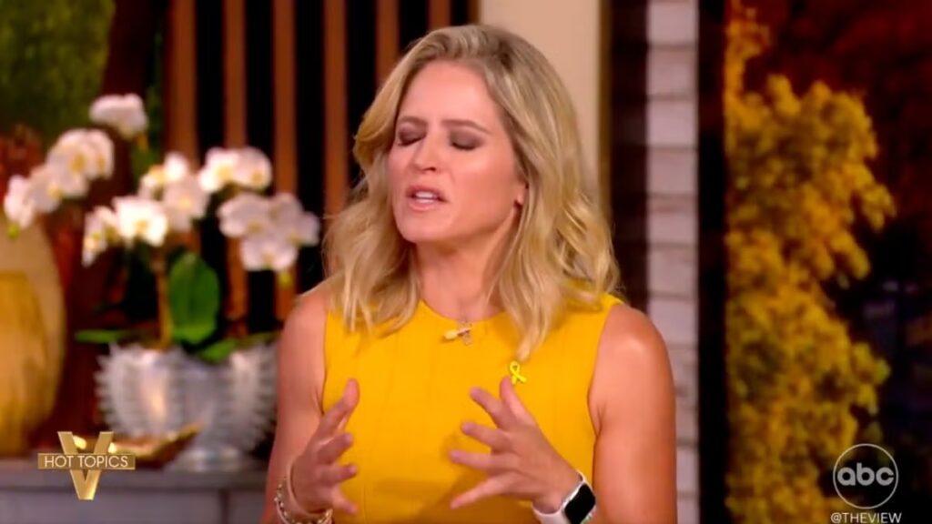 ‘The View’ Host Sara Haines Trashes Trump’s ‘Completely Inappropriate’ Taxpayer-Funded Ad: ‘Where Is DOGE When You Need It?’