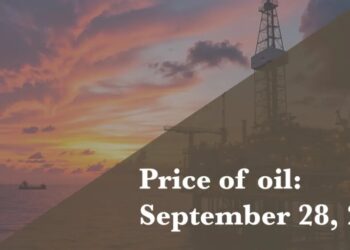 Current price of oil as of Sept. 28, 2026