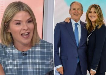 Jenna Bush Hager describes discovering dad George W. Bush’s secret fiancée as a child: ‘I started crying’