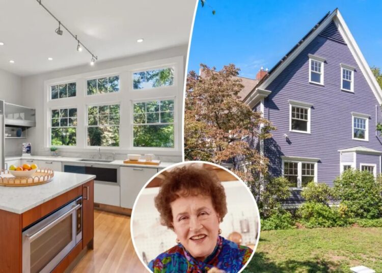 Julia Child’s former Cambridge home — where she filmed shows — on market for $6.4M
