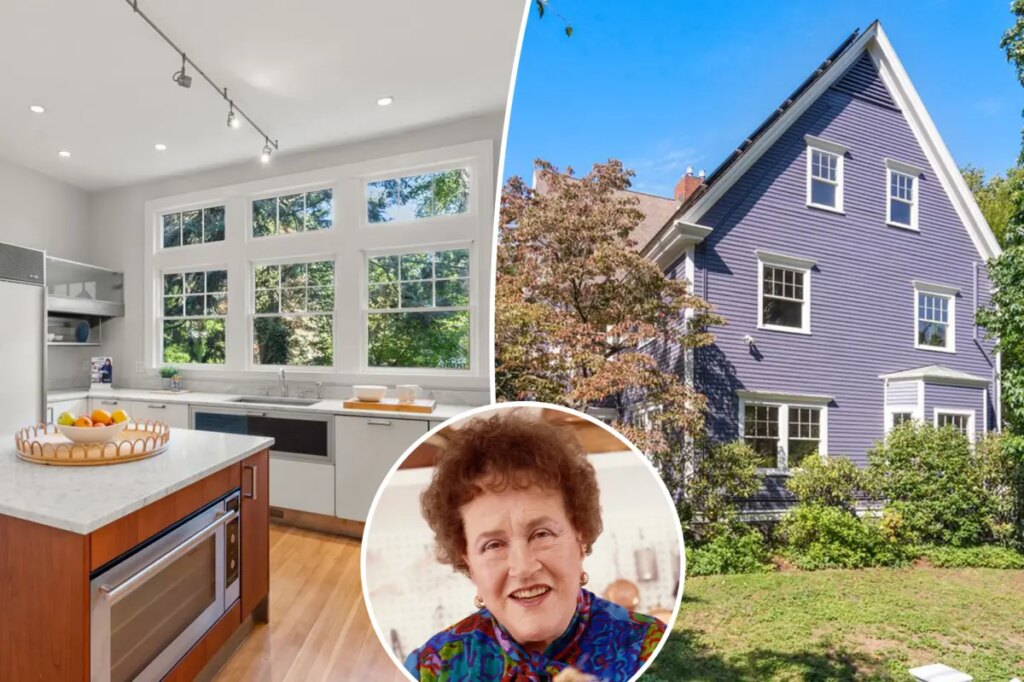 Julia Child’s former Cambridge home — where she filmed shows — on market for $6.4M