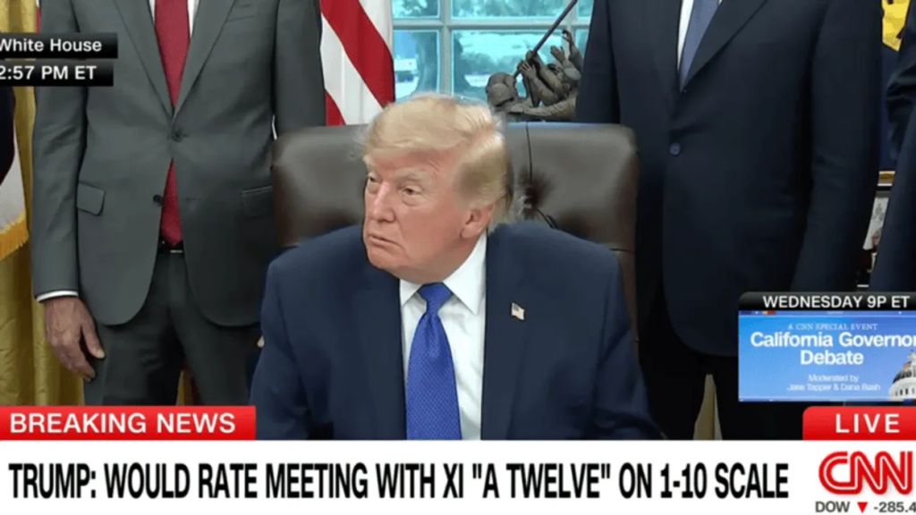 ‘I’ve never heard of that’: Trump disputes his own ambassador on eyebrow-raising claim