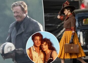Brendan Fraser and Rachel Weisz seen for the first time on ‘The Mummy 4’ set